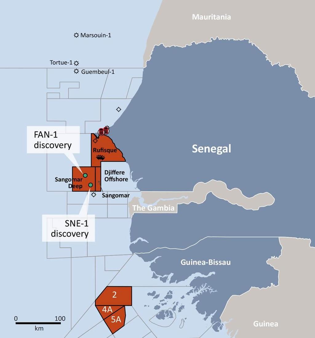 FAR in Senegal FAR has been in Senegal since 2016 Senegal is a peaceful democracy with a stable outlook (S&P sovereign credit rating B+/B) and projected growth rate of 6% this year OFFSHORE SENEGAL