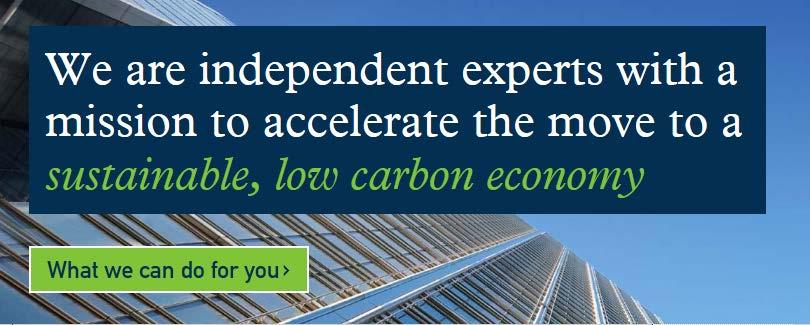 The Carbon Trust We have accelerated sustainable, low carbon development for more than 12 years Advice Footprinting Technology We advise businesses, governments and the public sector on opportunities