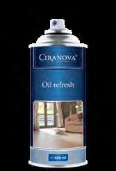 OIL REFRESH Colourless maintenance oil in spray canister for the local maintenance of all types of oiled floors.