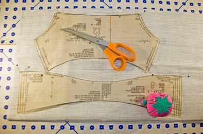 Follow the pattern instructions to construct the garment. 1. Prepare your pattern. 2.
