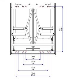 Determine Mounting Height See below for recommended mounting height for 84 Microsoft Surface Hub bottom bracket. For other size displays please use our mounting height calculator found at www.