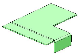To create the cut you will: 1. Un-bend the component 2. Create the cut 3.