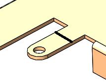 Adding a Jog feature A jog features is one which allow additional material to be added to add a step to a sheet metal feature