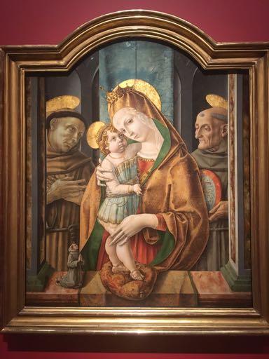 Carlo Crivelli, Virgin and Child with Saints & Donor, c.