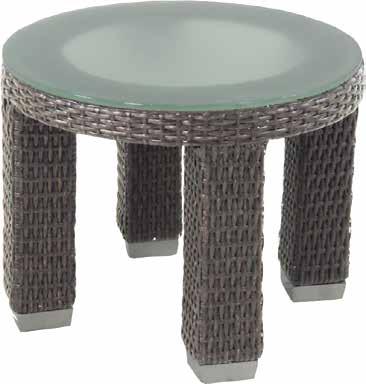 Signature Round End Table SIG-B1ETR The Signature Round End Table accessorizes deep seating areas with a smaller profile.