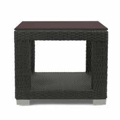 This end table has generous surface area and a lower shelf for magazine or storage of