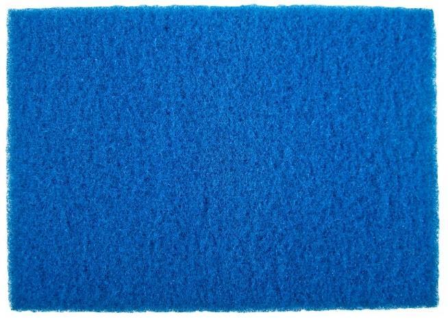 8 Pad blue For scrubbing or heavy duty spray cleaning. Removes heavy dirt and scuff marks from floor surface. Also used as a driver pad to mount specialty pads and tools. Use wet on most hard floors.