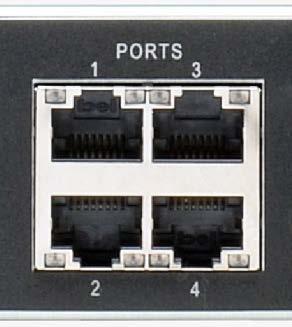 Four GbE Ports for Performance, Flexibility, and Security The S650 has four dedicated and isolated GbE Ethernet ports, each equipped with NTP hardware timestamping.