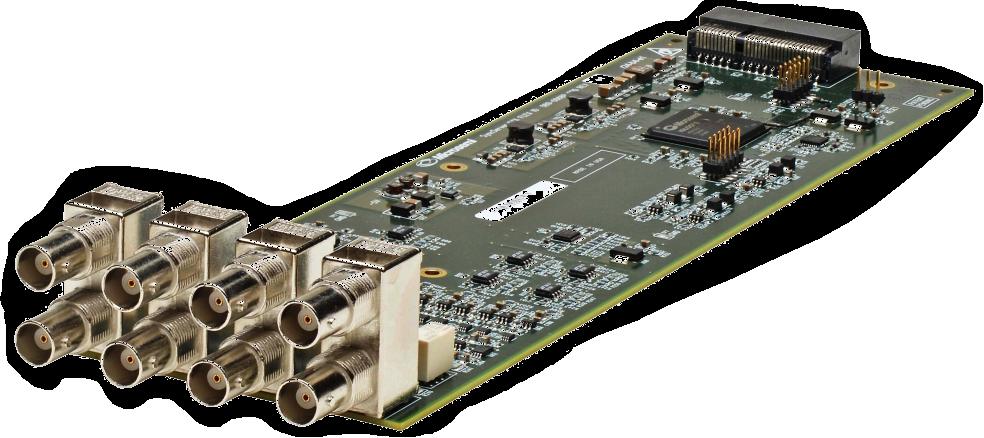 S650 Timing Signal Technology Timing I/O Module Provides Mission-Critical Timing I/O Signals Two option module slots Timing I/O module 2 input BNCs