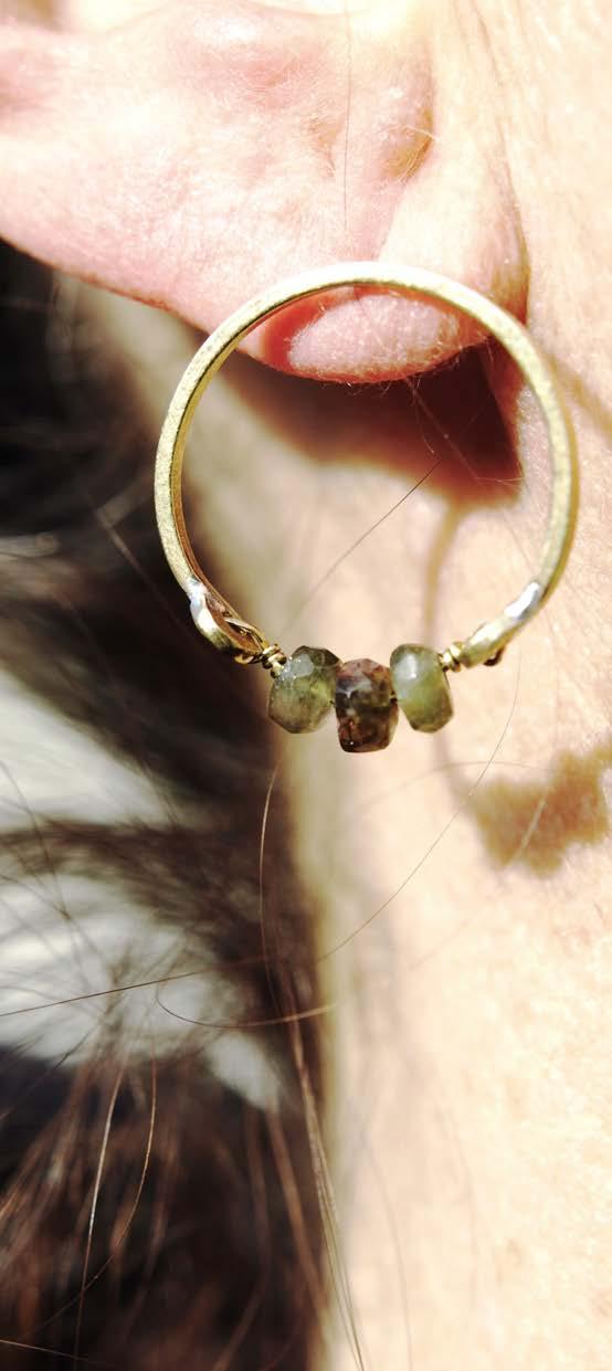 Ref 18011112 Earrings RACHANA Tourmaline stones