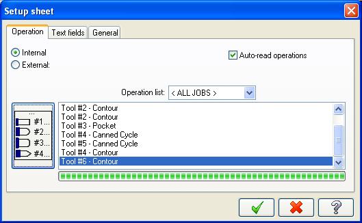 Operations Manager and pick Set Up Sheet Select Internal, Auto-read operations & toggle tools image on left,