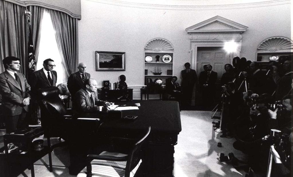Zarb, Greenspan, Bill Siedman - with President