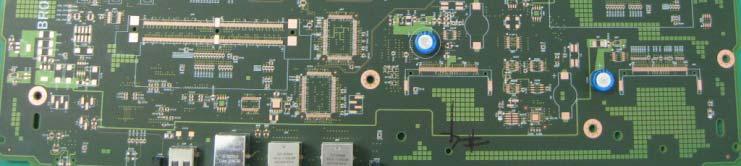 RJ45, USB & DCC Board size- 16 inch x 11inch High Tg FR4 laminate