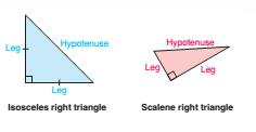 1.5 The Pythagorean Theorem (pp. 31-36) We can use the properties of a right triangle to find the length of a line segment.