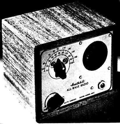 Heathkit of the Month #80: by Bob Eckweiler, AF6C AMATEUR RADIO - SWL The Heathkit K-1 Three-Tube All-Wave Beginner s Receiver Some K-1 All-Wave Receiver History: The first piece of radio equipment