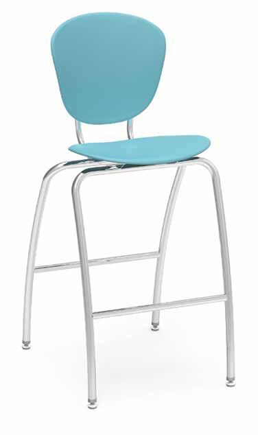 Greater Heights Raise the bar in commons areas with Parison 25" and 30" stools.