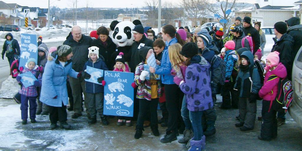 Some legacy donors designate their gift to a specific area of conservation. Here are two examples. WWF Canada WWF Arctic specialist Pete Ewins visits an elementary school in Guleph, Ontario.