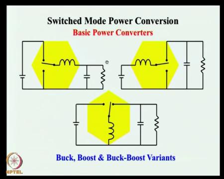 (Refer Slide Time: 33:15) The primitive converters will lead to three fundamental converters, the basic power converters; that is what we call them.