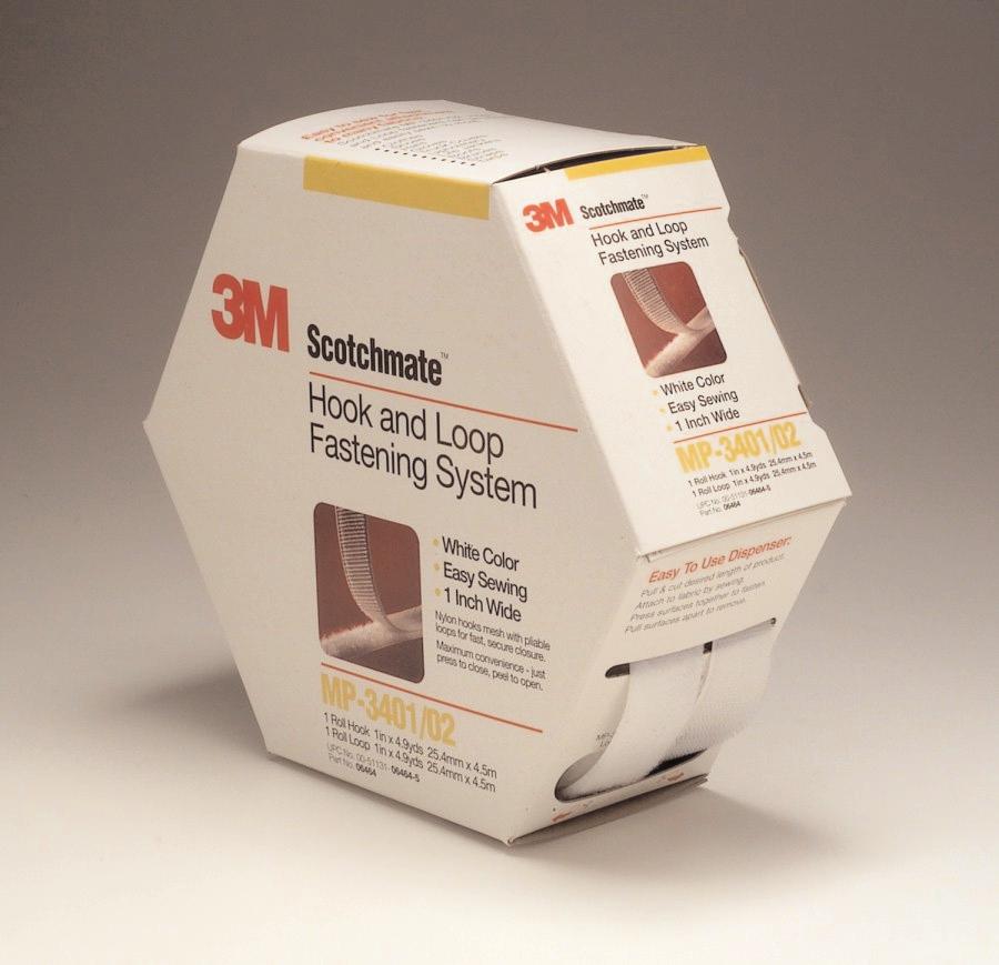 3M Hook and Loop Fasteners 3M Scotchmate Reclosable Fasteners When your project requires the flexibility of many easy openings and secure closings, but you don t want the weight of metal closures try