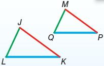 2: Side-Side-Side (SSS) Similarity: If the corresponding side lengths of two triangles are,