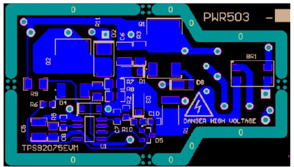 show the design of the printed circuit board.