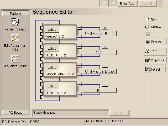 Pattern Generation The Agilent 81141/2A serial Pulse Data Generator hardware is perfectly suited to long, high-speed random traffic (pseudo-random binary sequences) and memory-based patterns.
