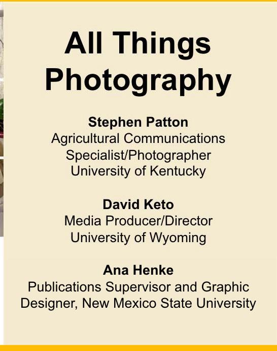 State University Digital Photography: Just the Basics Presented