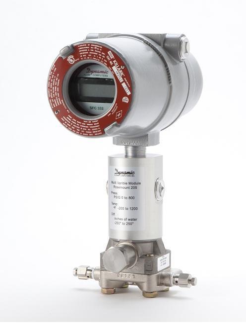 The SFC 1000 P2DAAA is a dual meter run bidirectional flow computer with a built in Rosemount 205 Multivariable Transmitter (DP, P, and TEMP) for the measurement of liquid & Gas products.
