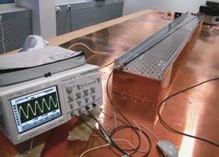 impedance of a cable support system is the ratio of the measured voltage V Interference, measured in the lengthwise direction within the cable support system, to the coupled current I Interference.