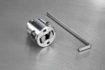 SELF-CENTERING CHUCK 0-16 MM (WESCOTT TYPE) The mortiser spindles can be rapidly substituted without the necessity of