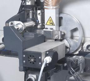thin-edge bevel trimming unit consists of two independent trimming units with high frequency
