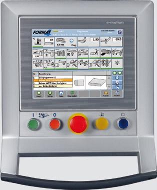 4 colour touchscreen = x-motion-plus x-motion-plus Touch screen control panel Functions : Unlimited storage space for user-defined work