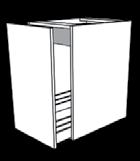 BASE CABINET CONFIGURATIONS - For Waste/Recycling Cabinets are component based.