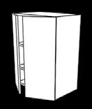 WALL CABINET CONFIGURATIONS - Height Cabinets are component based.