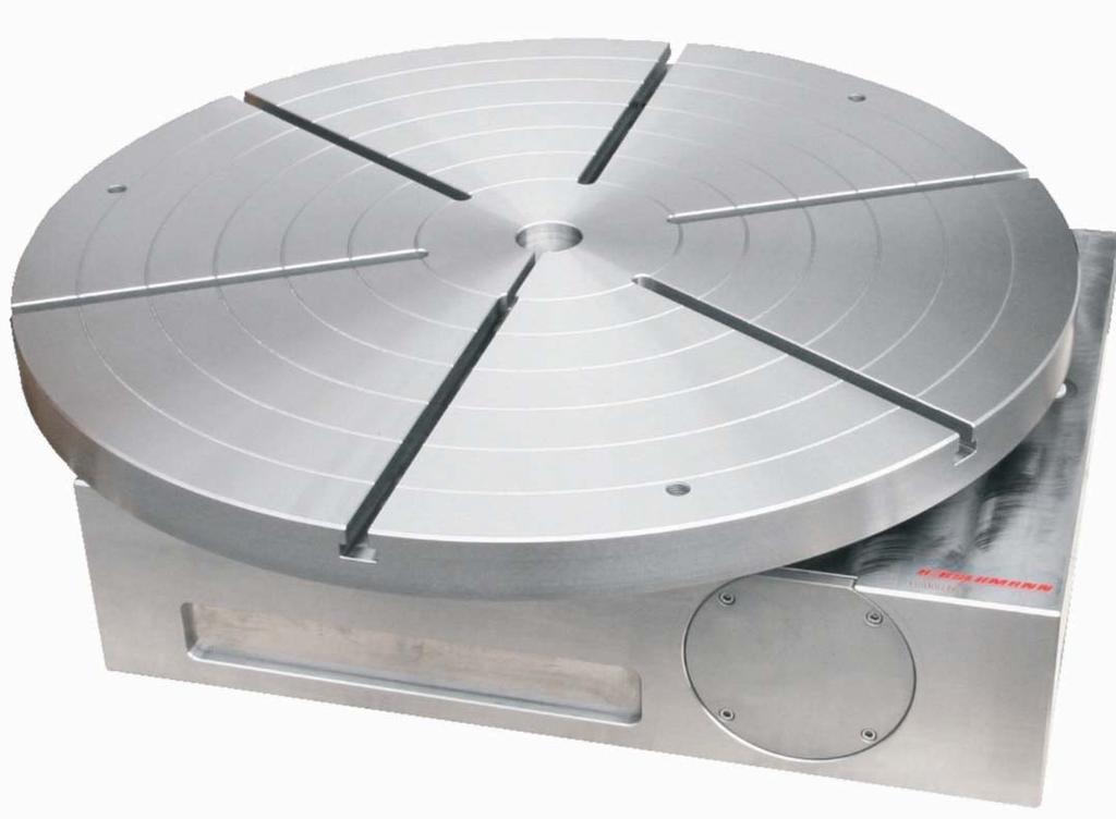 General Accuracy HIRSCHMANN Rotary Indexing Tables and A-Axes are manufactured to high precision standards and are subject to rigid quality controls.