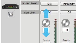 Adjust the Input Gain From the Front Panel From Maestro 1.