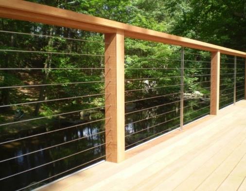 Wood Railing System Wood Railing Systems Treated Pine ACQ Treated Western lodgepole pine is a slow growing and finegrained fiber, so it is less likely to warp, bow or twist.