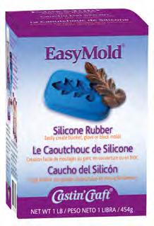 EasyMold Silicone Rubber Platinum Cure. Easily create blanket, glove or block molds! Odorless, Non-Toxic. FDA Compliant, Food Grade.