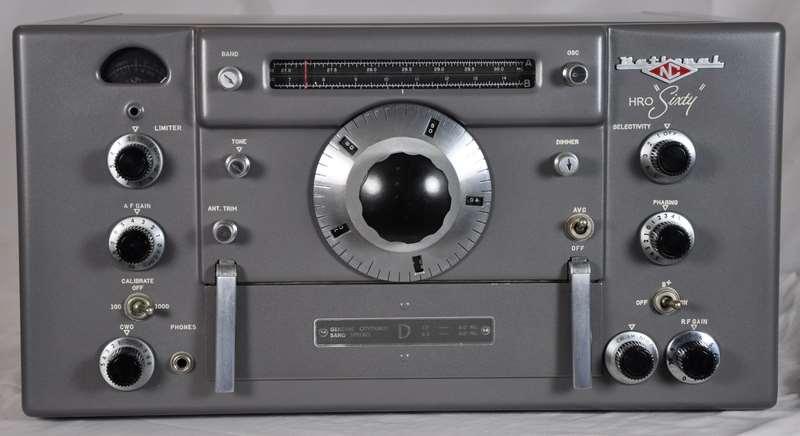 Post War Receivers HRO-50 Introduced in 1949.