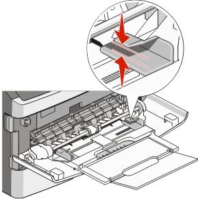 Încărcarea hârtiei și a suporturilor de imprimare speciale 36 Notă: Flexarea împiedică lipirea între ele a marginilor plicurilor.
