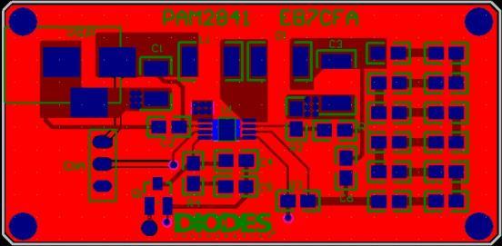 Evaluation Board Schematic Figure 3: Evaluation Board Schematic Evaluation Board Layout Figure 4: PCB Layout Top View Quick Start Guide Figure 5: PCB Layout