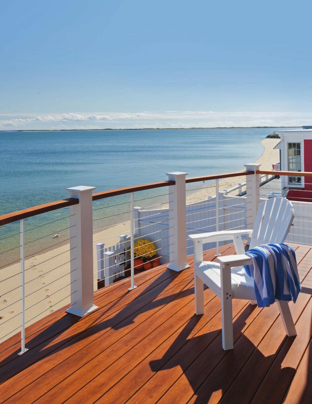 Make your railing view friendly with the original stainless steel