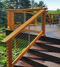 QUICK-CONNECT FITTINGS STEP 2 Review stair options LAG LAG TENSIONER Depending on your railing frame conditions and desired aesthetics, there are a variety of available options for using and