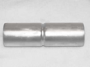 TOP RAIL SLEEVE Top rail sleeves are fittings used to join two pieces of top rail when a swedged top rail is not used. 013231 1 3/8 X 6" Top Rail Sleeve 0.40 100 013233 1 5/8 X 6" Top Rail Sleeve 0.