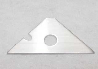 GUSSET PLATES Steel or aluminum gussets are used to weld in the corners of gates for the use of truss rods.