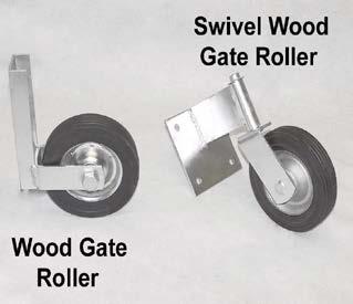 90 10 WOOD GATE ROLLER Rollers designed for wood gates.