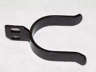 44 100 BLACK POWDER COATED GATE FORK Pressed steel fork used in conjunction with gate collars to