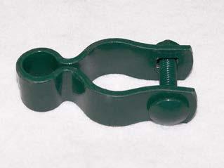 GREEN POWDER COATED FEMALE GATE HINGE Female fitting that attaches to gate frame and functions with the post hinge.