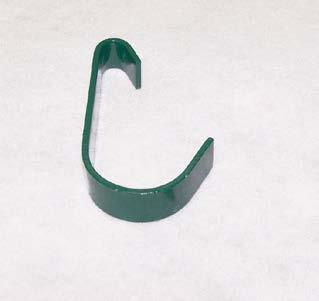 83 50 GREEN POWDER COATED SPECIAL GATE CLIP Gate clip designed to be installed with special gate clip tool, to attach