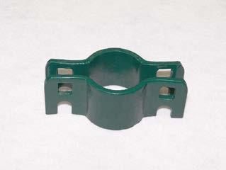 22 10 GREEN POWDER COATED GATE COLLAR Collars are attached to fork and post to form gate latch